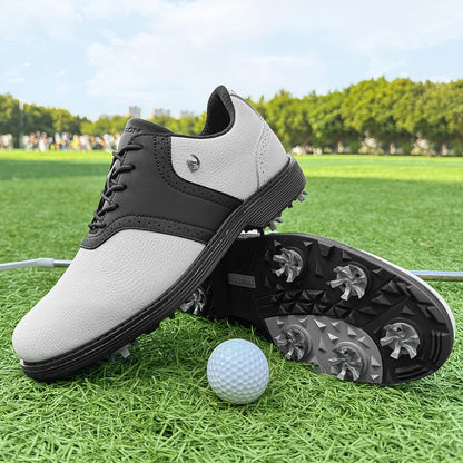 New Men Golf Shoes, Professional Golfers Shoes, Waterproof Comfortable Golf Footwear, Non-Slip