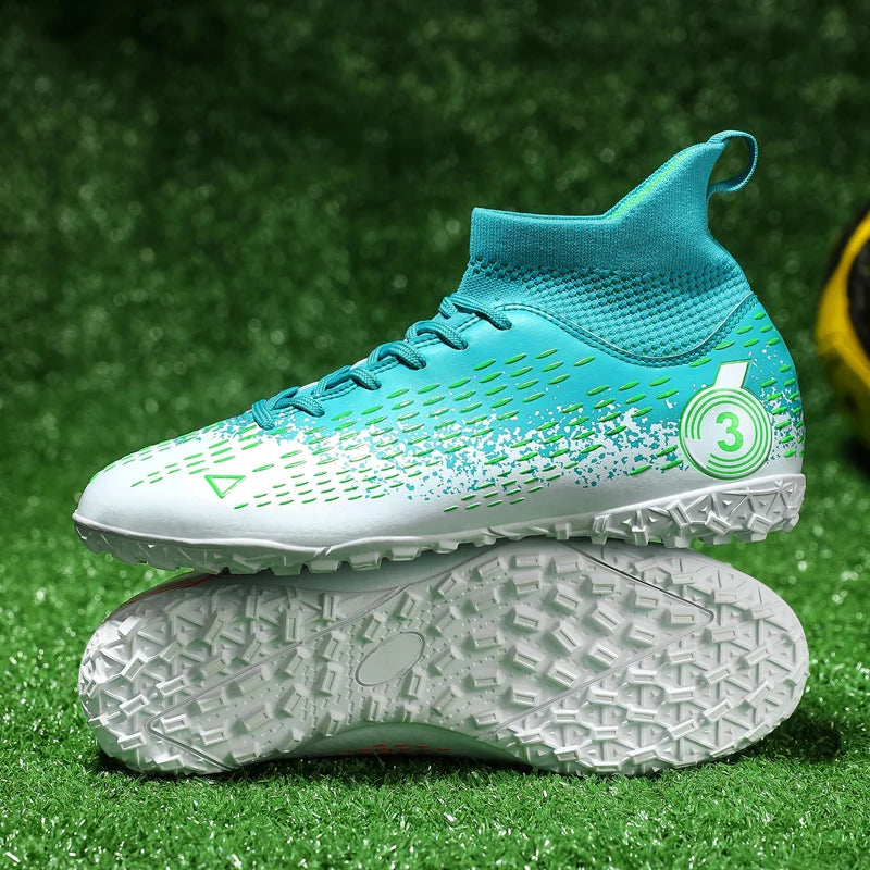 Teenage Adult Football Shoes New Fashion Large Size Sneakers Outdoor Professional Competition Training Football Footwear 31-48