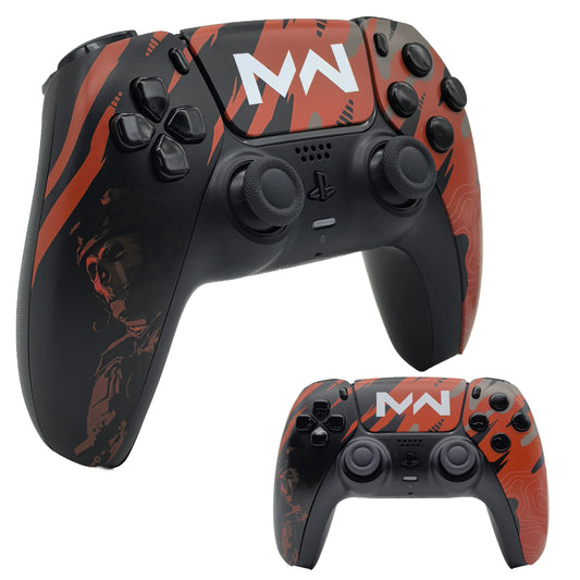 BO5 Call Of Duty durable Coating Replacement Front Shell Touchpad Compatible with ps5 Controller BDM-010/020/030/040/050
