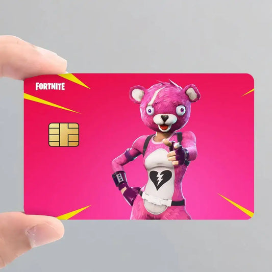 Cuddle Team Leader Fortnite Spielkarten-Sticker für Bankkarten, schützende wasserfeste Folienabdeckung, Sticker, Überraschungsgeschenk