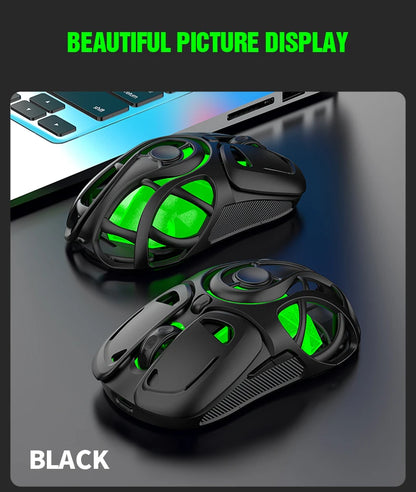 X10 Tri-Mode Gaming Mouse Wireless Mouse 10000 DPI 1000Hz Return Rate Bluetooth Mouse RGB Rechargeable Mouse BT/2.4G/Wired Mice