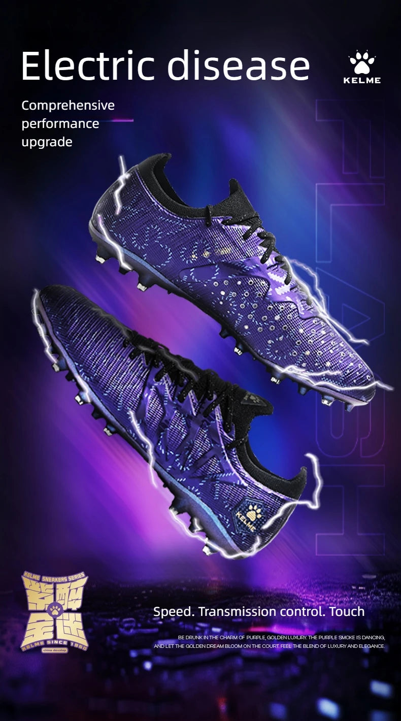 KELME Adult scarpe da calcio da uomo Blast 3.0 tacchetti corti MG scarpe sportive professionali per partita e allenamento Breathab