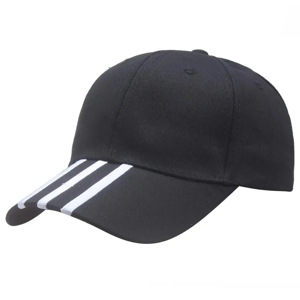 Cappellini da baseball da uomo, casual in cotone, ricamati, a righe, con chiusura a scatto, in stile hip hop; cappellini da donna per sport all’aperto; casquette da uomo; gorras