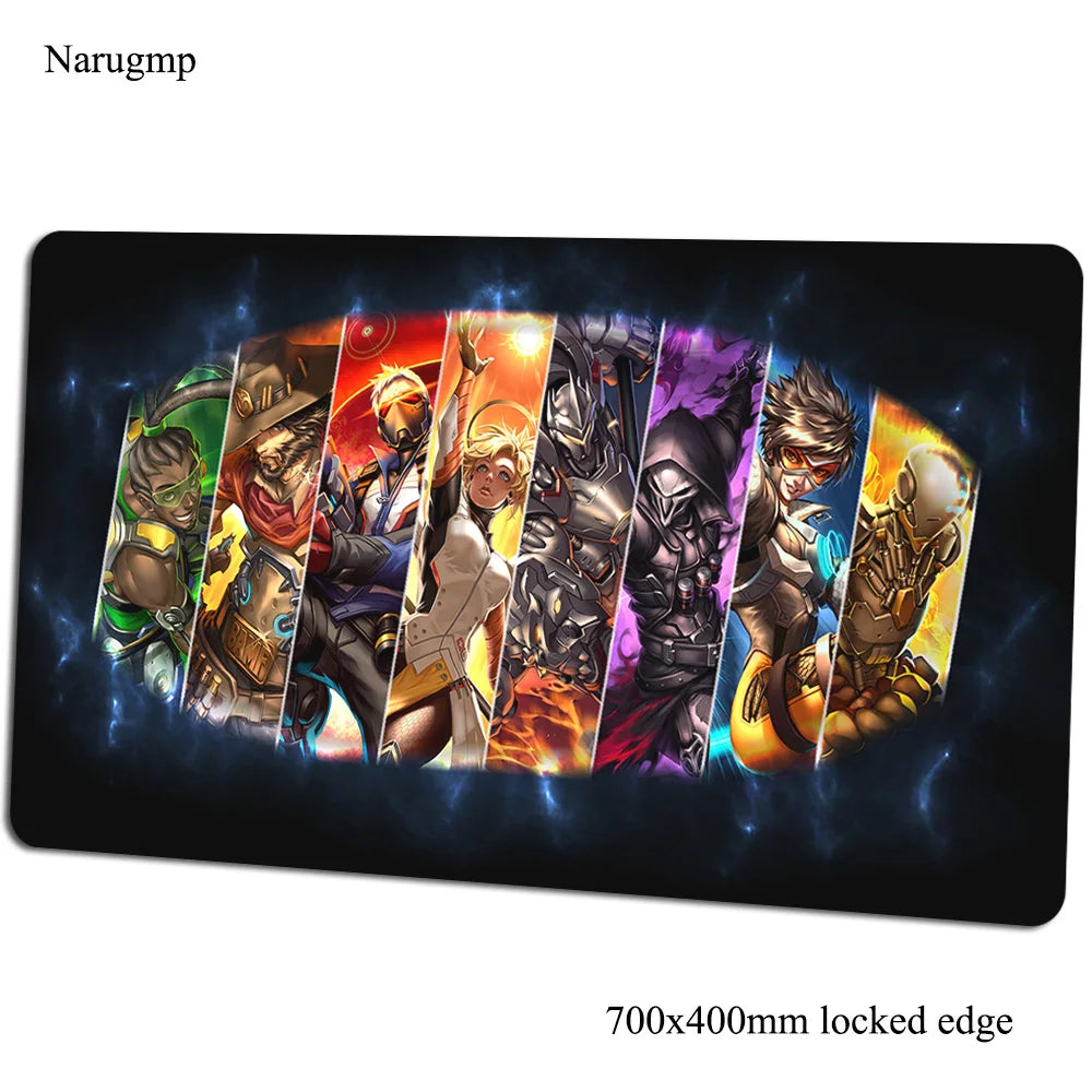 Overwatch mouse pad 700x400x3mm gaming mousepad anime Personality office notebook desk mat Boy Gift mouse pad games PC gamer mats