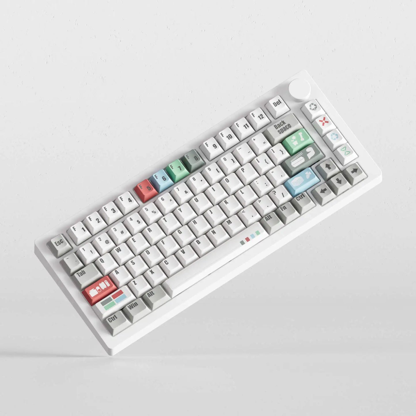 Akko MonsGeek M1 V5 Three-mode Mechanical Keyboard/Barebone Kit VIA 75% 3/5 Pin Customized Hot Swap RGB Rapid Disassemble Gasket