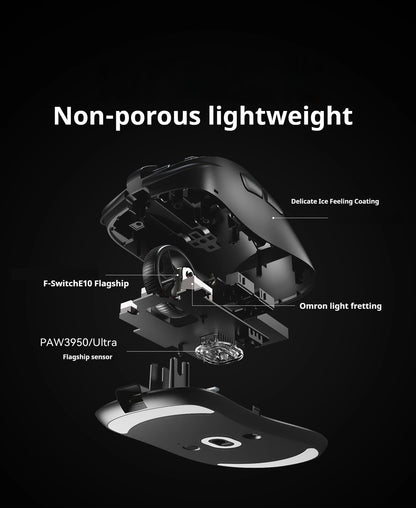 ATK Z1 Pro Max Ultra Wireless Gaming Mouse Customized Foot PAW3950 Ultra Smart Speed Wireless 8k Polling Rate 0.39ms Low Latency