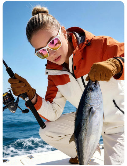 SCVCN Utomhus Polariserade Vattensport Strand Hav Plattform Fiske Cykling MTB Solglasögon Cykelsport Vandring Glasögon UV400
