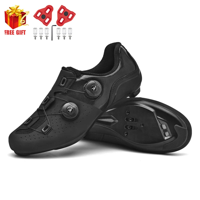 2025 new arrival professional cycling shoes, racing road bike SPD cleat shoes, ultralight self-locking MTB bicycle sneakers unisex