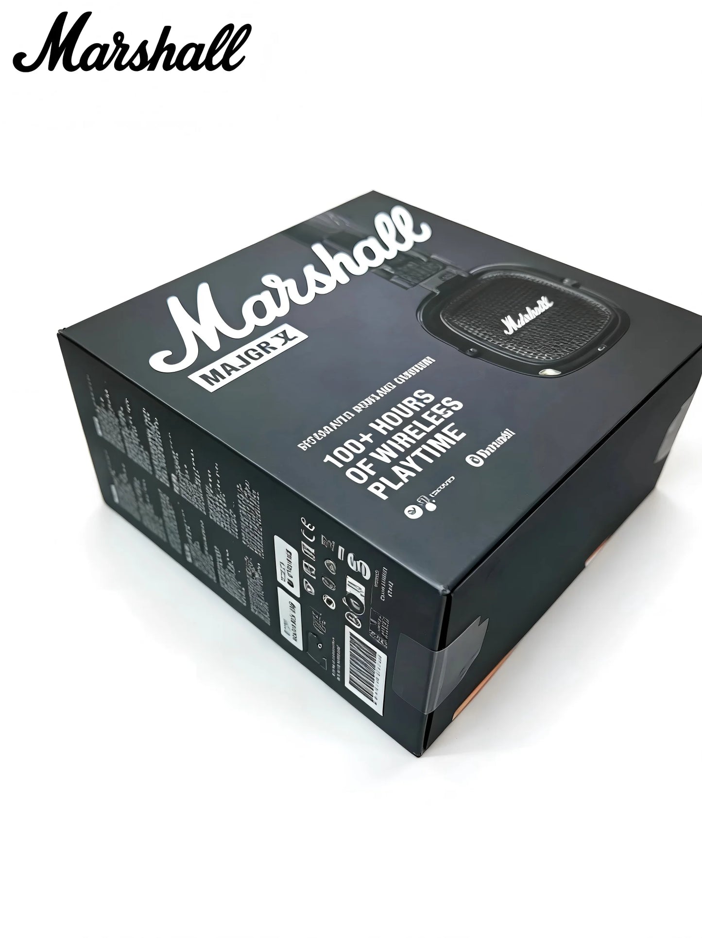 Marshall Major Ⅴ On-Ear Bluetooth Headphones Wireless Deep Bass Foldable Headset with Microphone for Sports & Gaming