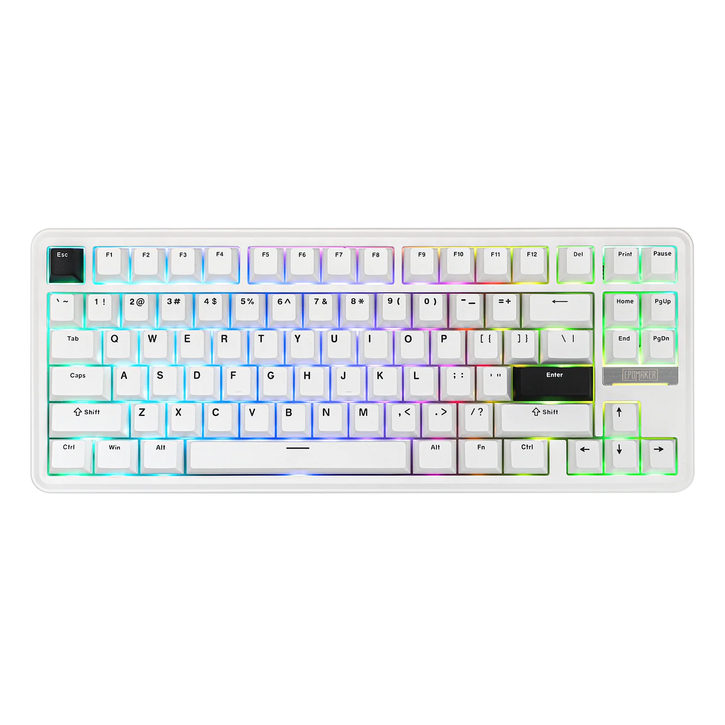 EPOMAKER TH85 80% QWERTY ANSI Layout VIA Gasket Hot-Swap Wired/2.4Ghz/BT5.0 Wireless Mechanical Keyboard for Office/Gaming