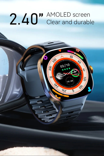 Original M99 Smartwatch 2.4 inch Amoled Screen insert 4G/5G Sim Card GPS WIFI 190° Rotating Camera Game Android 10.0 Smart Watch