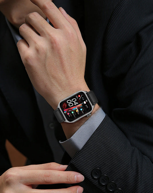 Montre connectée GUHUAVMI CPU Manufacturer: MediaTek Dual probe 650nm laser therapy smartwatch