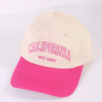 Casquettes de baseball unisexes brodées de lettres, lavables, pour le printemps et l'automne, ajustables, décontractées, avec protection solaire, pour enfants