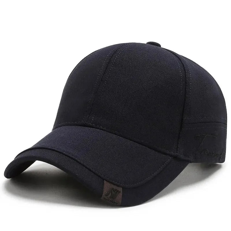 Casquette pour homme Tide Sunshade, casquette de soleil coréenne pour homme, noire, modèle Tide, simple, décontractée et polyvalente, casquette de baseball