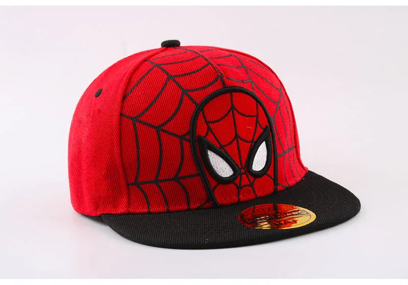 Cappellini HotAnime con Spider-Man per bambini e neonati: cappellini da baseball, cappellini snapback primaverili, cappellini hip hop regolabili