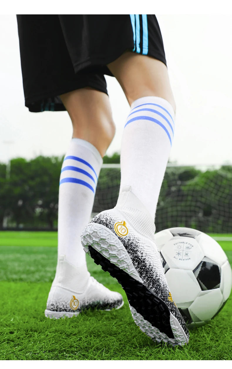Men's Soccer Shoes Kids Football Boots Women's Professional Soccer Cleats Anti-skid Football Shoes TF/FG Outdoor Football Shoes