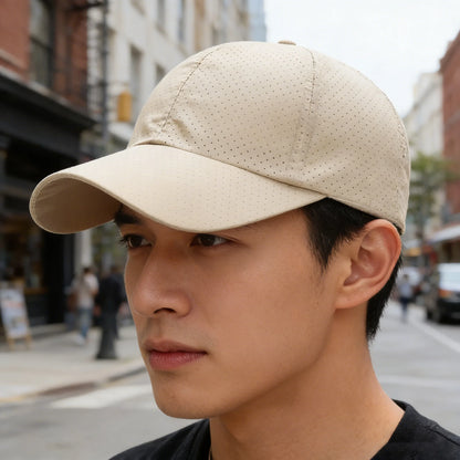 Cappellino da uomo primavera-estate in rete a tinta unita, cappellino da baseball da donna autunnale, edizione coreana, cappellino parasole in rete traspirante con visiera