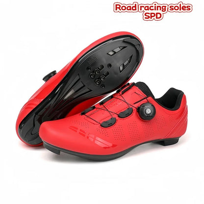 Zapatillas de ciclismo de montaña para hombre MTB, transpirables, antideslizantes, de alta dureza, aptas para carreras en carretera al aire libre y rutas de montaña off-road 37-46