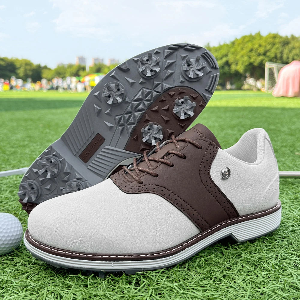 New Men Golf Shoes, Professional Golfers Shoes, Waterproof Comfortable Golf Footwear, Non-Slip