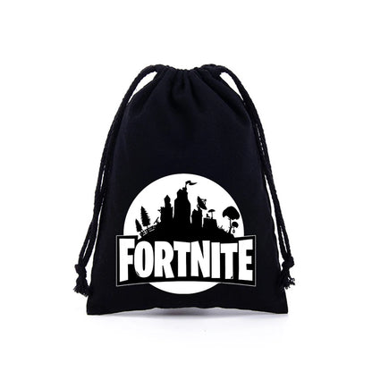 Fortnites Boys Girls Drawstring Bags Cartoon Anime Printed Large Capacity Storage Bags Tote Bag Handbag New Cute Birthday Gifts