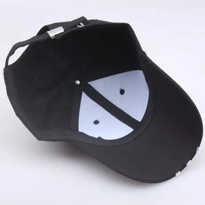 Cappellini da baseball da uomo, casual in cotone, ricamati, a righe, con chiusura a scatto, in stile hip hop; cappellini da donna per sport all’aperto; casquette da uomo; gorras