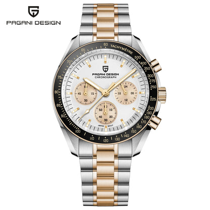 PAGANI DESIGN 2026 New Moon Watch For Men Quartz Multifunction Chronograph Sports Mens Watches Top Brand Luxury Sapphire Mirror