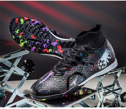 Professional Football Boots Men Soccer Shoes Society Football Cleats Ultralight Training Soccer Sneakers Men Outdoor Sports Shoe