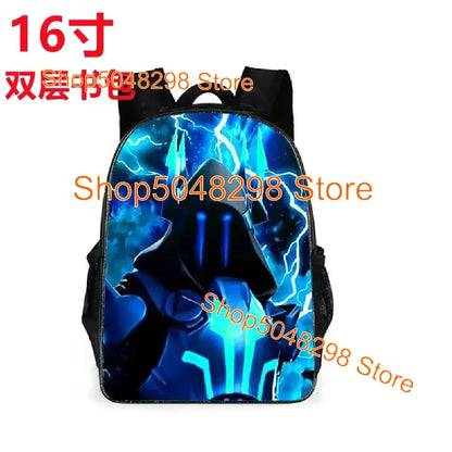 Astuccio grande in canvas kawaii per penne e matite, per ragazzi e ragazze, stampa Fortnite, articoli scolastici, cancelleria, regalo di compleanno per adolescenti