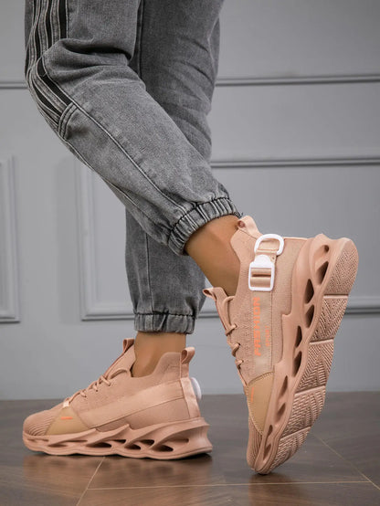 Modieuze paarse casual sneakers in de aanbieding voor dames en heren – Blade hardloopschoenen, grote maat 48, lichte ademende sportschoenen voor heren, mesh sneaker