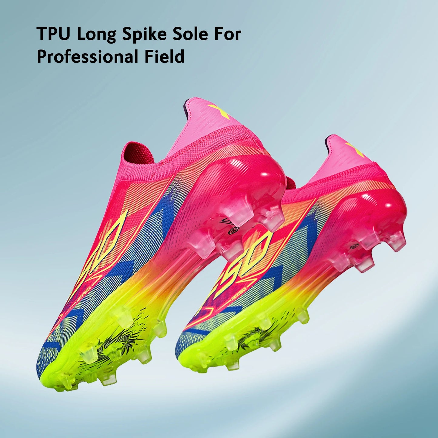 AG/FG Soccer Cleats for Men Women Kids Youth PU Fabric Upper TPU Sole Non-Slip Wear-Resistant for Natural Grass Sports Pitch Tra