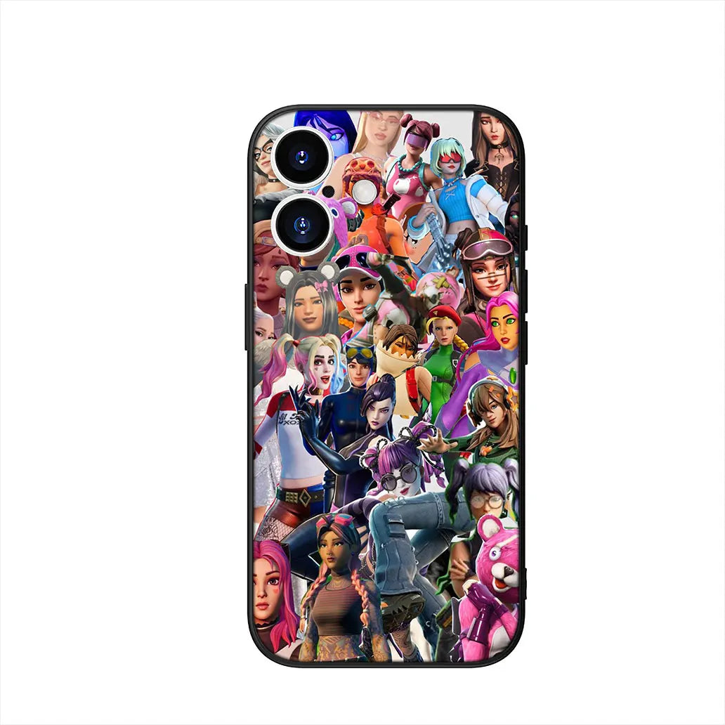 Game F-ForTnites Wallpaper-etui til Samsung Galaxy A07 A13 A12 A23 A42 A50 A51 A52 A53 A70 A71 A72 A21S A04 Note 20 9 8 10-cover