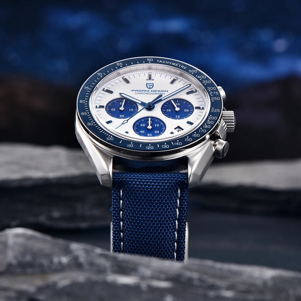 PAGANI DESIGN 2026 New Moon Watch For Men Quartz Multifunction Chronograph Sports Mens Watches Top Brand Luxury Sapphire Mirror