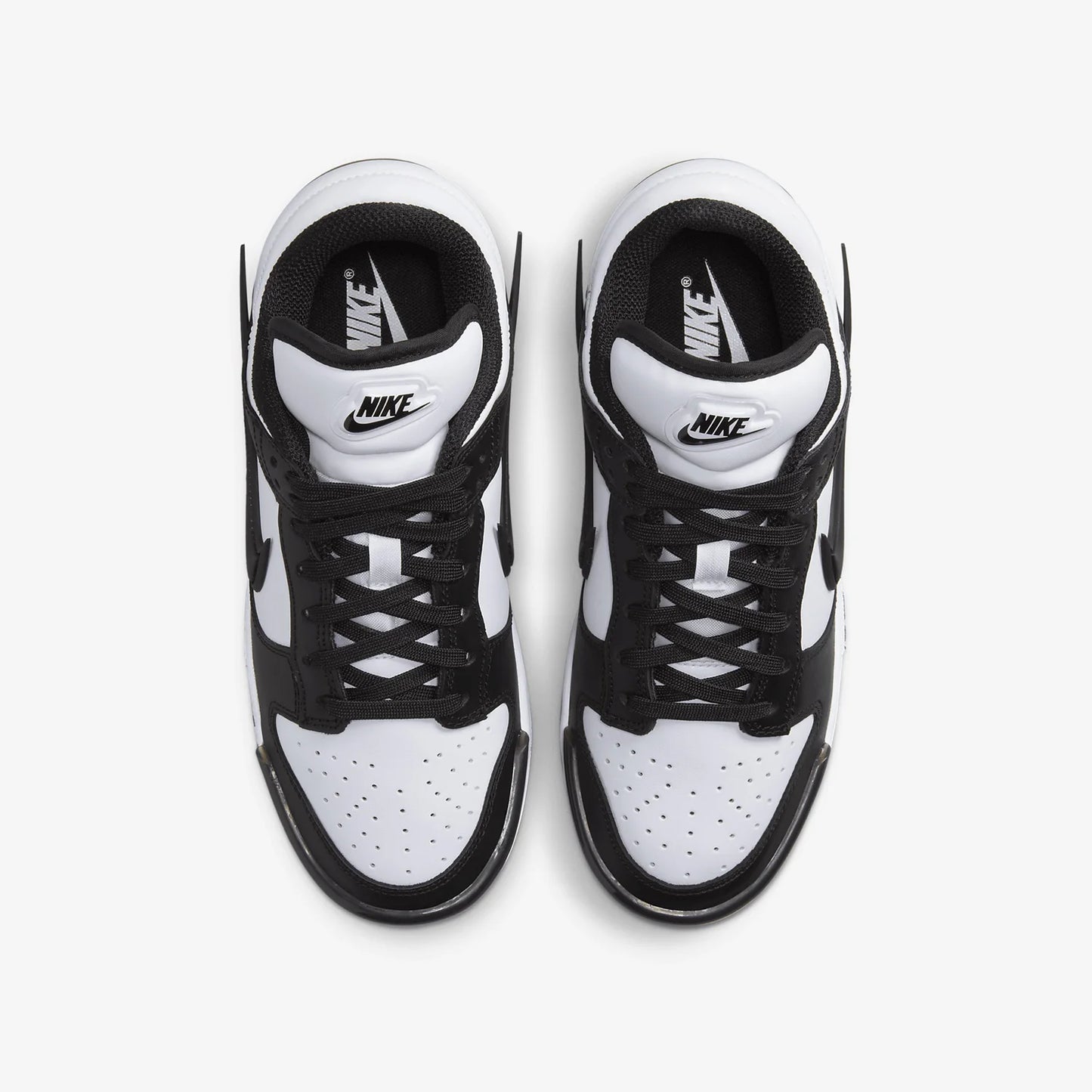 Scarpe casual minimaliste da donna Nike ufficiali e autentiche, traspiranti, con lacci e suola spessa DZ2794-001