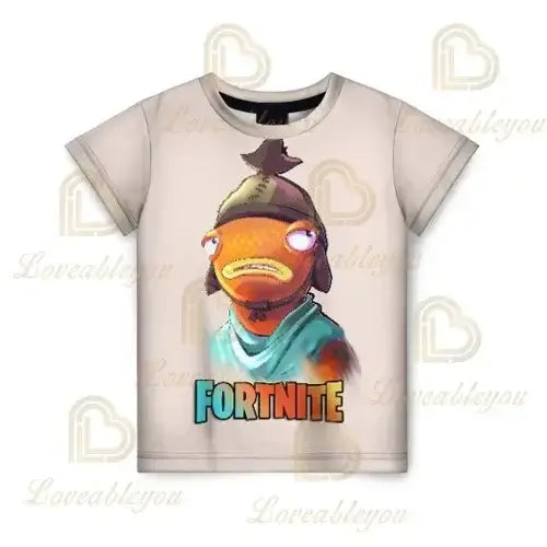 T-shirt Battle Royale 3D Fortnite da uomo e donna, ragazzi e ragazze, top cartoon Victory, abbigliamento teen, bambini, eroe del gioco, magliette e top