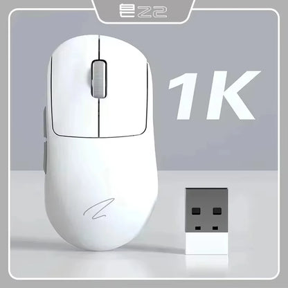 Zaopin Z2 Wireless Mouse 3 Mode Paw3395 4k Return Lightweight ESports Mouse Custom Computer Gaming PC Gamer Accessory Mice Gifts