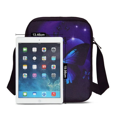 Borsa messenger a tracolla con stampa Game Boy Girls, design per bambini-F-FortniteS, borsa casual a mano per uomo e donna, porta telefono, borsa shopping
