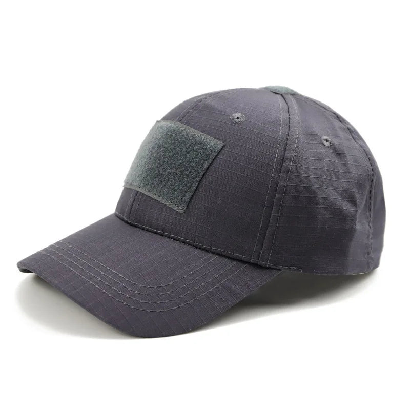 1 pz. Cappellini da baseball mimetici tattici da outdoor per soldati, da combattimento e paintball, cappellino regolabile, cappellini estivi con chiusura a scatto per uomo e donna
