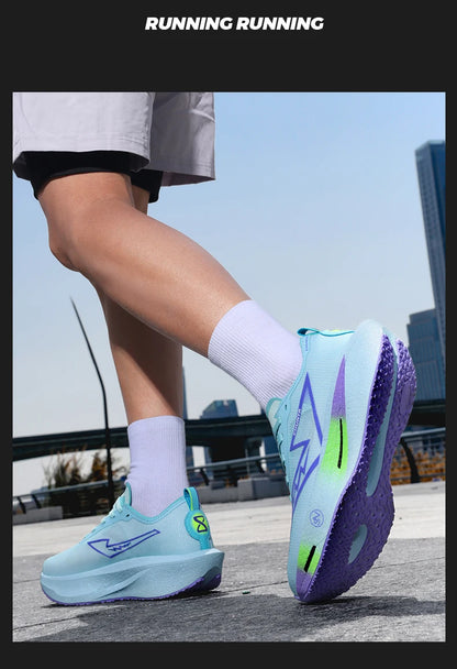 Running Shoes Carbon Board Specialty Marathon Men Sports Breathable Lightweight Women's Comfortable Nonskid Chunta Sneakers