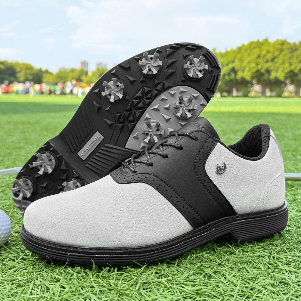 New Men Golf Shoes, Professional Golfers Shoes, Waterproof Comfortable Golf Footwear, Non-Slip