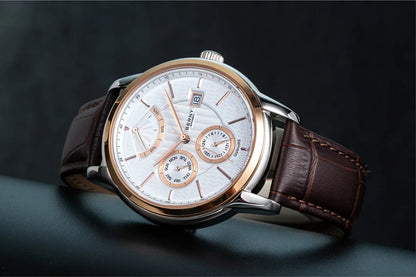BERNY Luxury Automatic Watches for Men Fashion Elegant Mechanical Wristwatch Sapphire Date Week High-end Men's Dress Watch