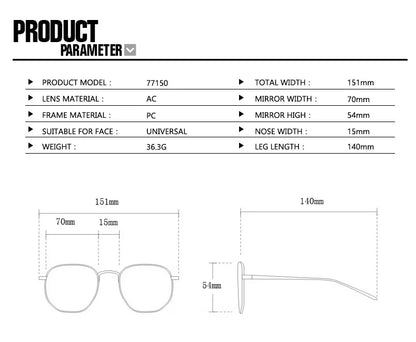 Square Oversized Sunglasses 2025 Trendy Premium UV Blocking Driving Sun Glasses for Men Women personality Unisex Eyewear Shades