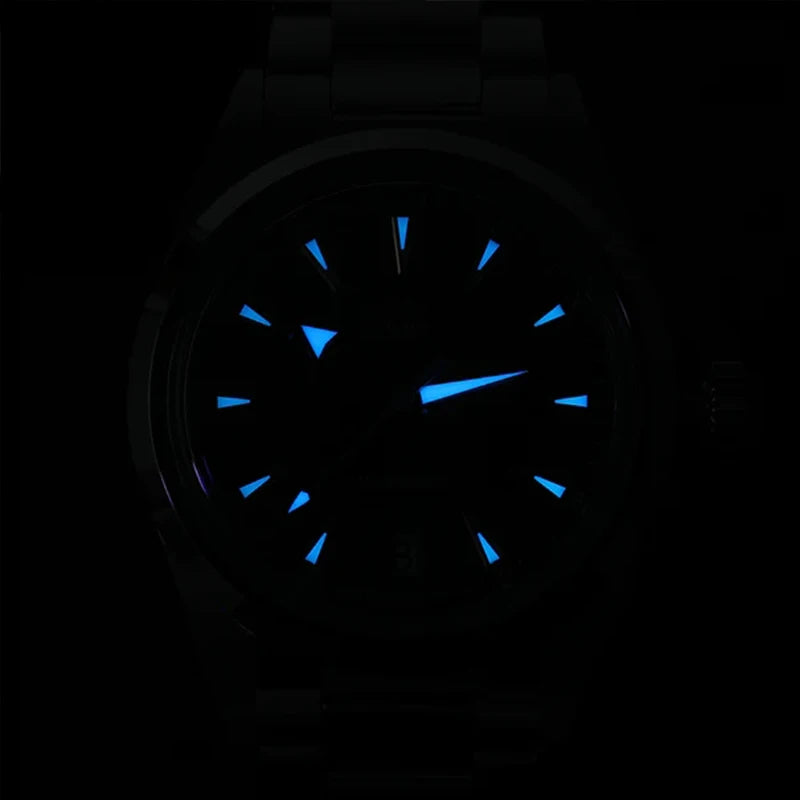 San Martin 38mm Chronometer Men Watch SN0113W V2 ST2130 Automatic Movement Sapphire BGW9 Luminous Waterproof 100m Watches