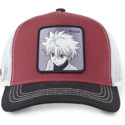 Casquette Hunter X Hunter d'été, casquette de baseball snapback pour homme, brodée, style hip-hop, visière pare-soleil, casquette trucker ajustable en maille