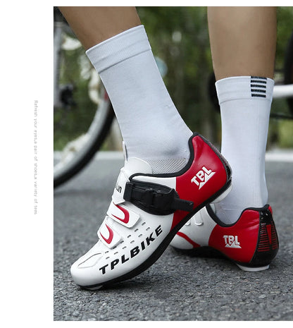 New Men's and Women's Bicycle Shoes,Outdoor Cycling Shoes,Three Functional Soles,Professional Training Shoes