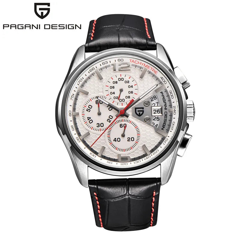 PAGANI DESIGN Chronograph Stop Watch for Men Quartz Multi-function Military Pilot Relógios Masculino Reloj Hombre Montre Homme