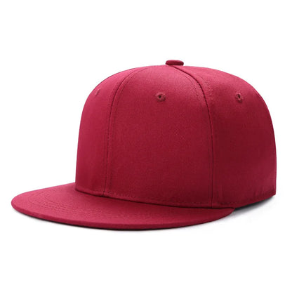 Engros 40 farver Justerbare flade snapback-kasketter med skygge Dame Mode Polyester Enfarvet baseballkasket Herre Hiphop Blank Sportskasket