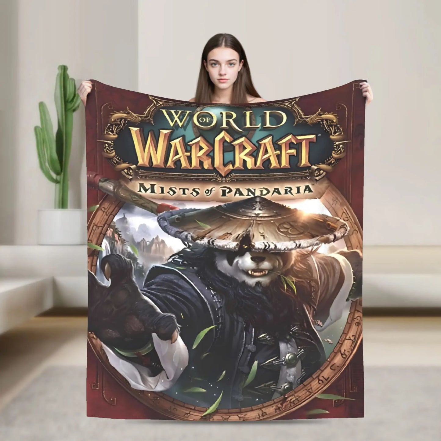 World of Warcraft, WOW Game Blanket Quality Super Warm  Throw Blanket Winter Picnic Outdoor Graphic Bedspread