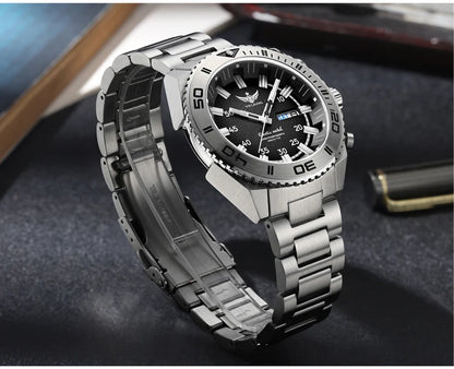 Yelang Watches V1035 44mm Men Diving Watch Human Kinetic Energy Watch 100m Waterproof Watches luminous Japan PX83 Sapphire
