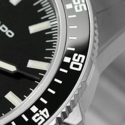 MILITADO  ML25 Quartz Dive Watch VH31 Sweep Second Sapphire Crystal 200M Waterproof BGW9 Lume Ceramic Bezel Men Watch