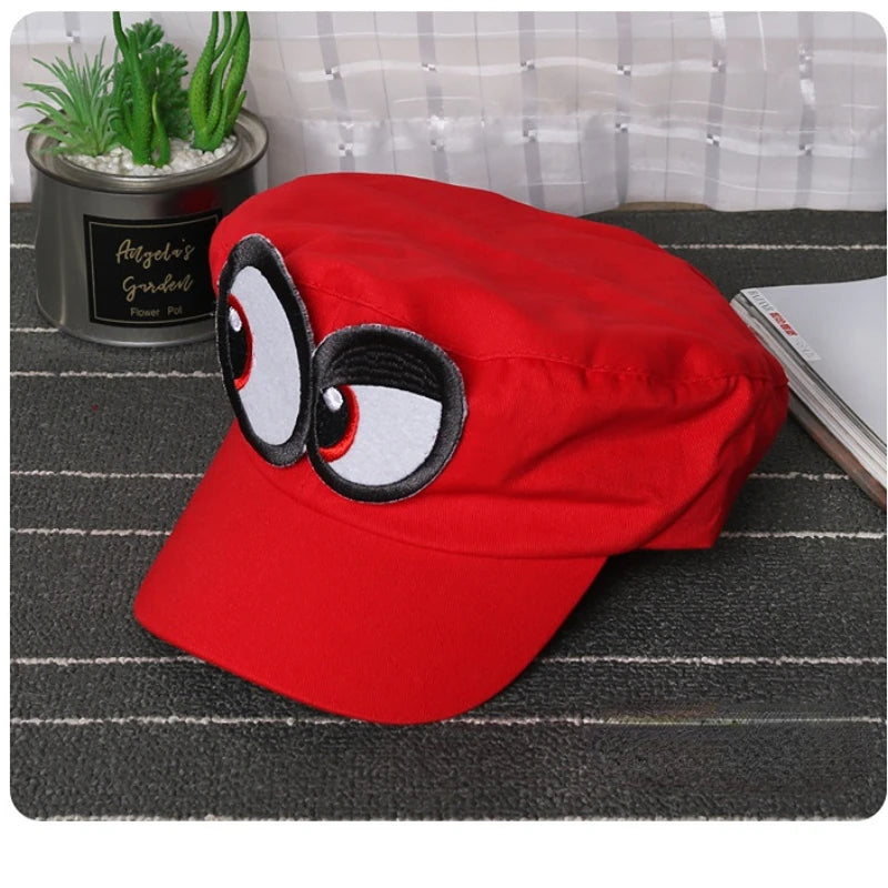 Jeu d'animation Super Luigi Brothers Chapeau de cosplay Cosplay Odyssey Unisexe Adulte Drôle Chapeau de soleil à grands yeux Casquette de baseball